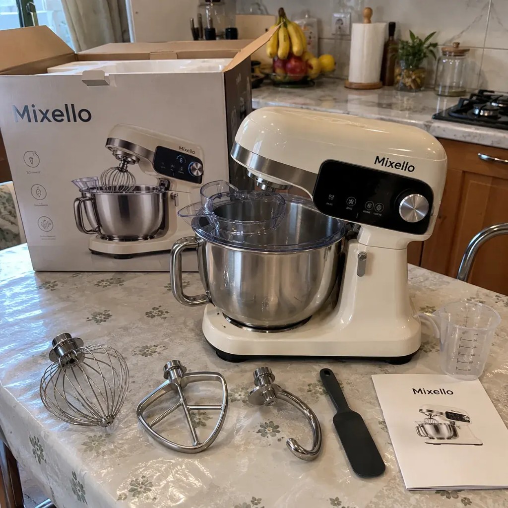 Mixello Unboxing mit Mixer, Zubehör und Verpackung
